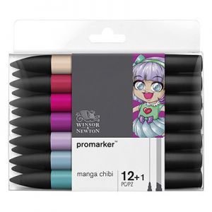 Zestaw Promarkerów Winsor&Newton, 13szt Manga Chibi